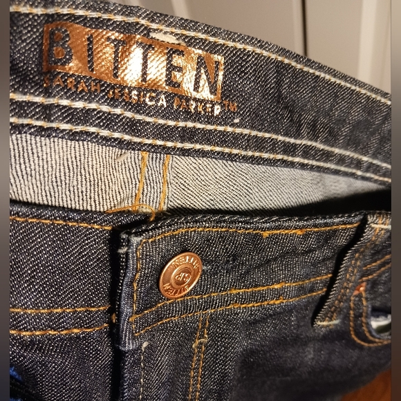2009 Bitten Sarah Jessica Parker Jeans Sz 10R Made in Africa *Steve & Barry's* - Picture 3 of 8